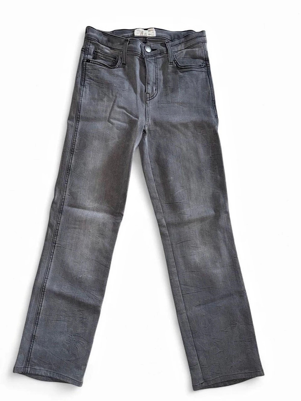 Current/Elliott The Girl Crush Boot Cut Jeans in Gray Waist 26